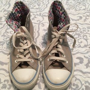 Gray Hightop Converse
